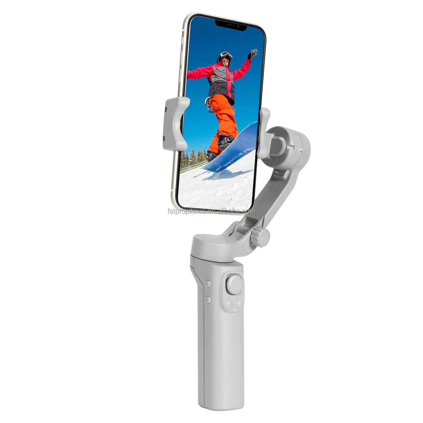 Handheld Gimbal – A 3-Axis smartphone stabilizer designed for smooth, cinematic video capture with smart features like face tracking and time lapse.
