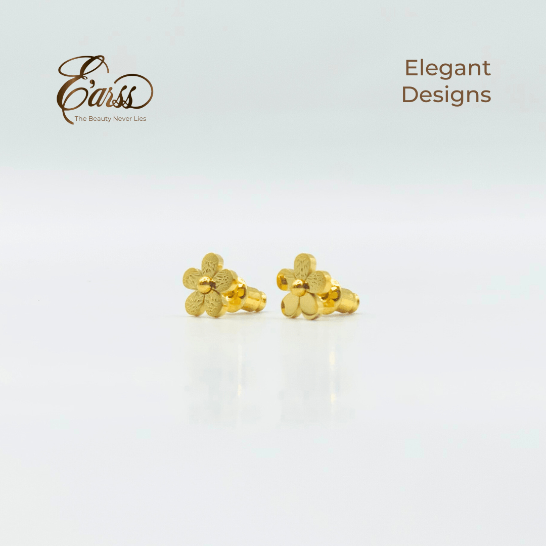 Little Flower Stud | Stainless Steel | 18K Gold Plated