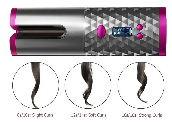 World First Cordless Automatic Curler