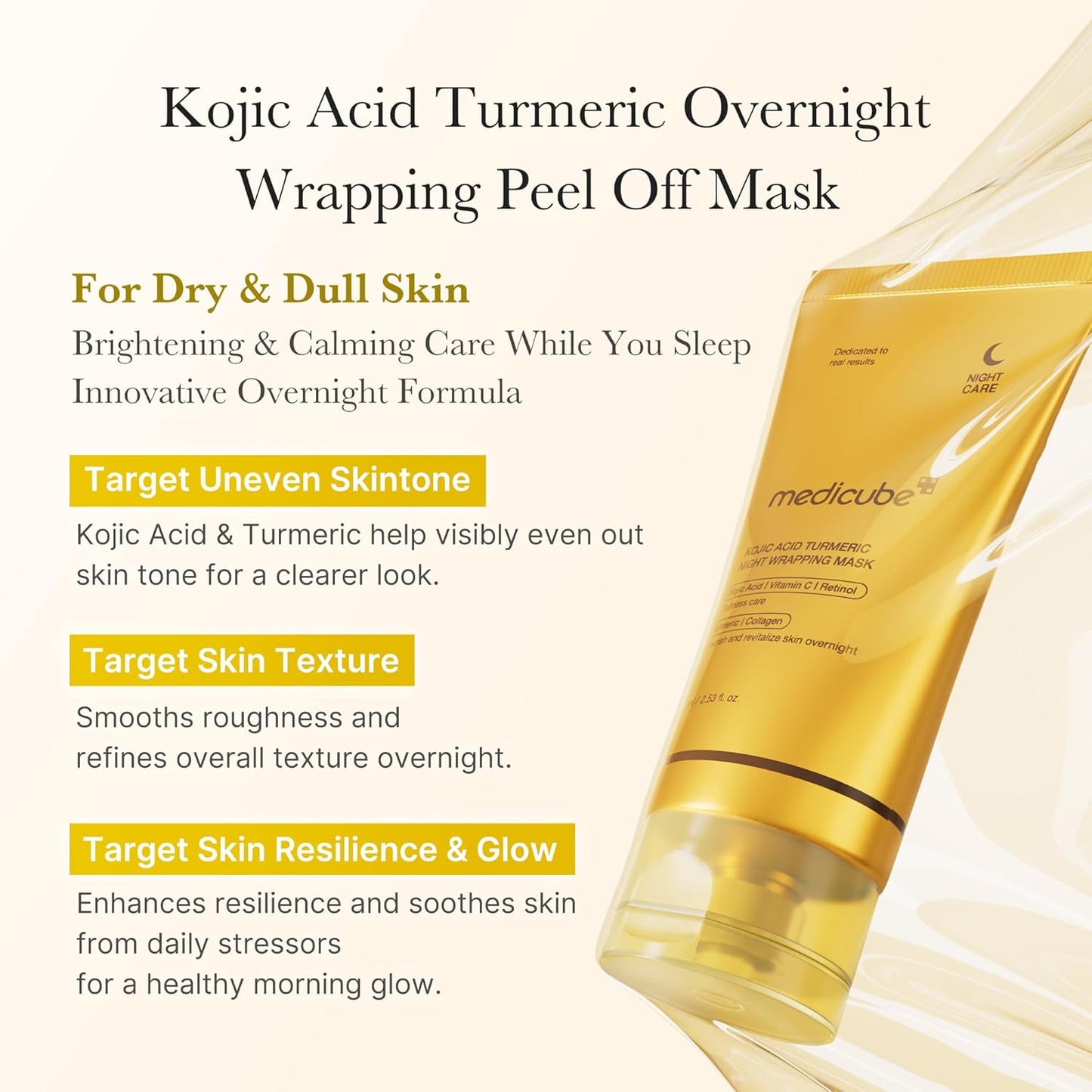 Kojic Acid Turmeric Night Wrapping Mask