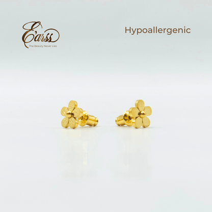 Little Flower Stud | Stainless Steel | 18K Gold Plated
