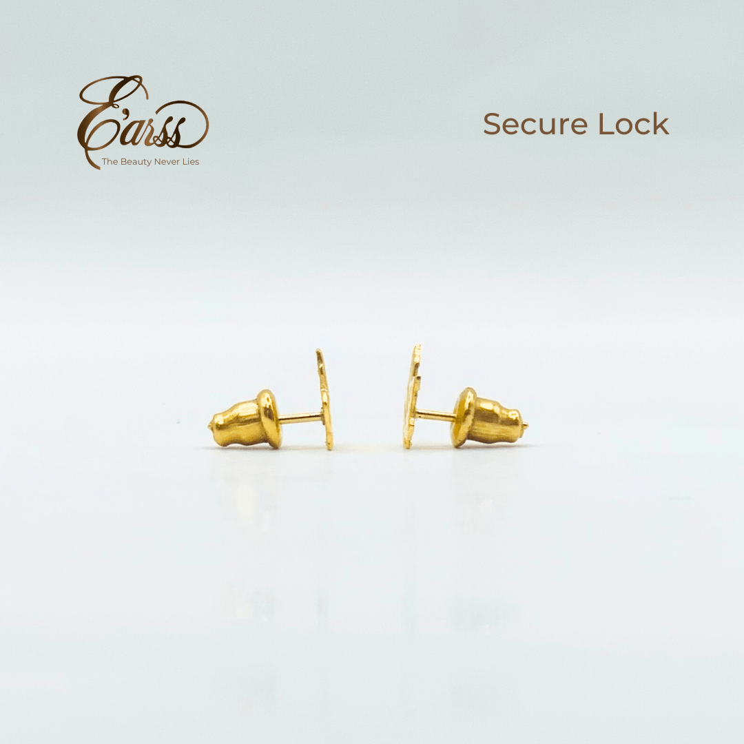 Maple Leaf Gold Earring | Stainless Steel | 18K Gold Plated