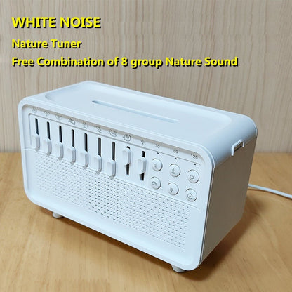 Premium White Noise Sleep Machine with Aromatherapy Diffuser