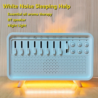 Premium White Noise Sleep Machine with Aromatherapy Diffuser
