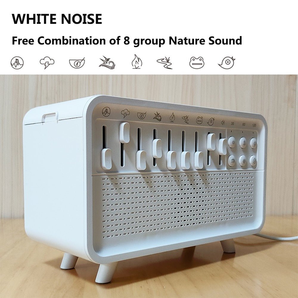 Premium White Noise Sleep Machine with Aromatherapy Diffuser