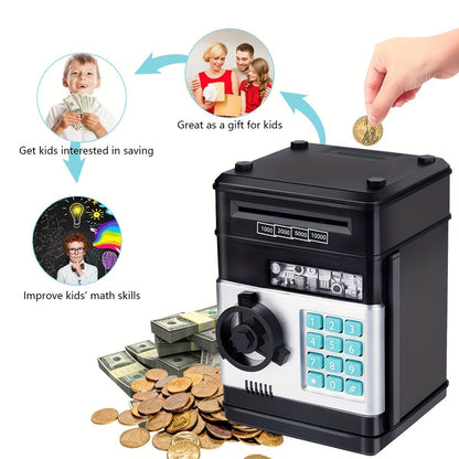 Number Bank Coin & Bill Safe