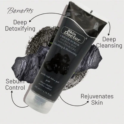 Skin Doctor - Cream Scrub with Charcoal (Original)