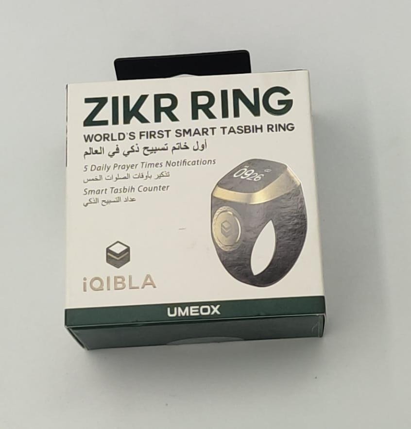 Zikr Ring – The world’s smallest smart ring with an OLED display